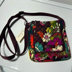 Vera Bradley NWT Iconic Mini Hipster in Autumn Leaves print